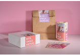 Aufkleber für Krapfen und Berliner an Fasching, Karneval und Fasnacht.