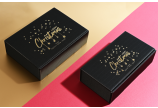 Flaschen-Geschenkkarton GOLDEN WISHES