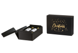 Flaschen-Geschenkkarton GOLDEN WISHES