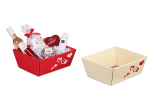 Geschenkkorb mit Herzen