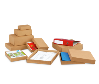 Stülpdeckelkarton braun