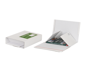 Kreuzverpackung / Buchverpackung MECAWELL® STRONG weiß