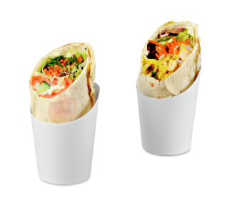 Wrap-Becher beschichtet