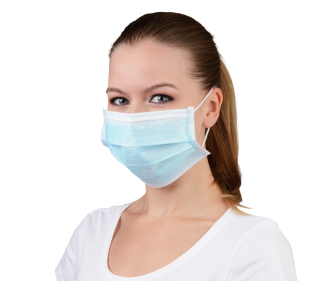 Einweg-Mundschutz 3-lagig Typ 2, blau
