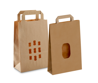 Papiertasche mit Fenster für Kartoffeln & Gemüse