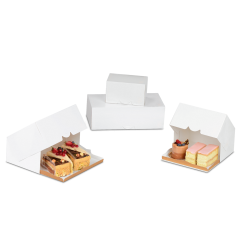 Verpackung für Tortenstücke, weiß
