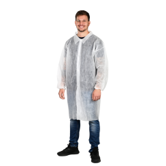 Besucherkittel PP-Vlies, weiß