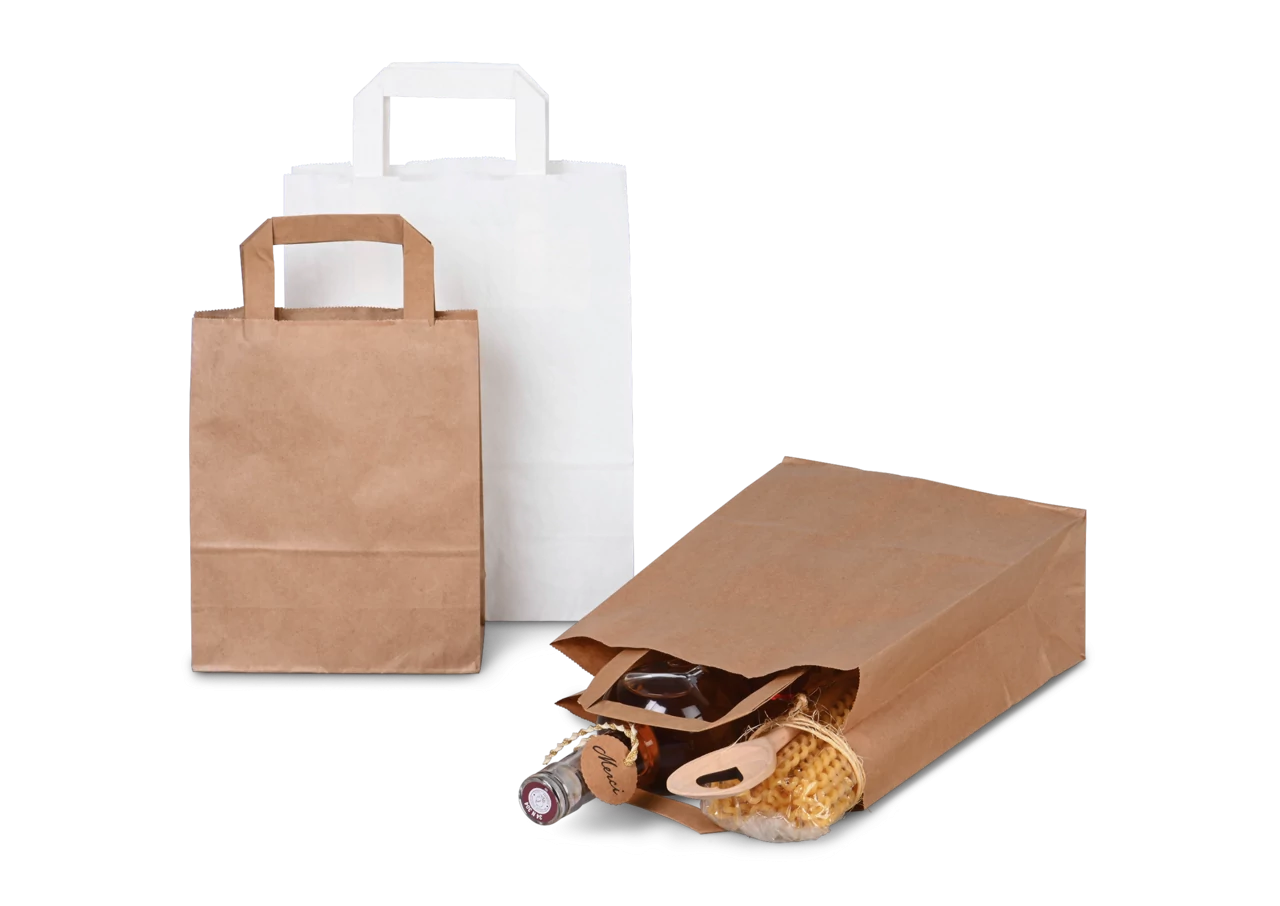 Tragetasche aus Kraftpapier