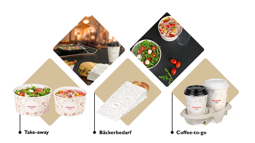 Produktbilder der Lebensmittelverpackungs-Linie 