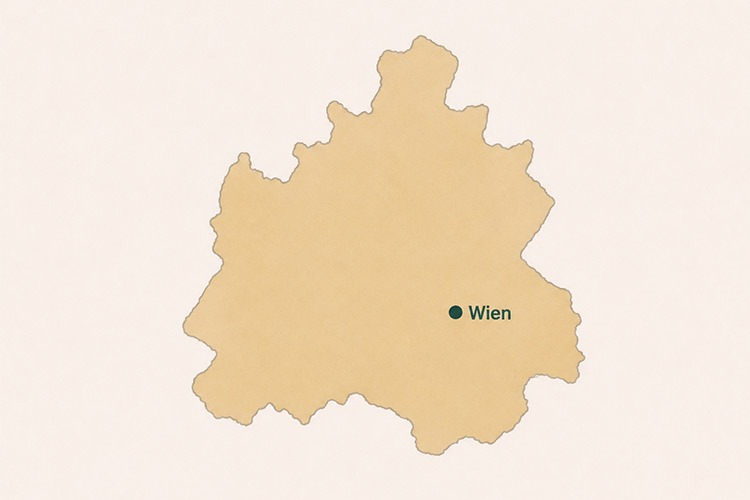 Karte von Wien