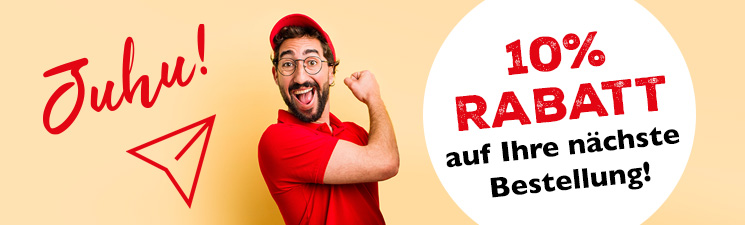 Banner zur Newsletter-Aktion von Rausch