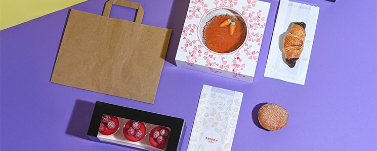 Verpackungen für Kuchen, Torten und Feingebäck