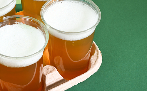 Leeres Fussballstadion