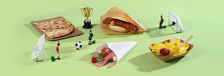 To-go-Verpackungen für Stadion Catering
