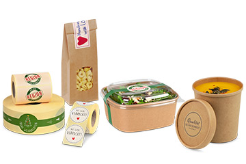 Motiv-Etiketten für Lebensmittelverpackungen Motiv-Etiketten für Lebensmittelverpackungen