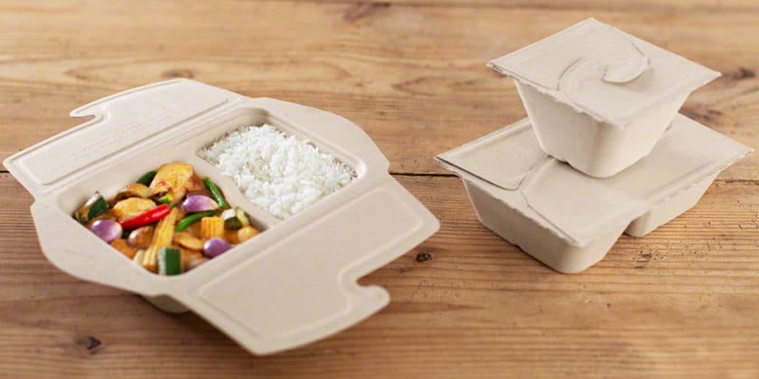 Zellstoff-Box für Take-away
