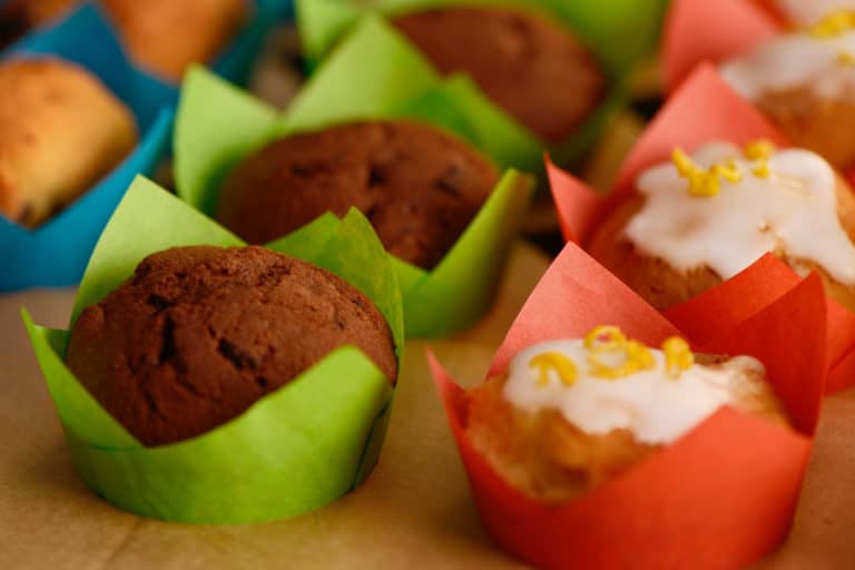 Muffins im Backtray