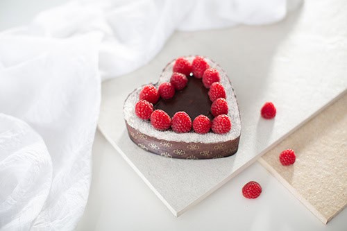 Kuchen-Backform mit Dekor