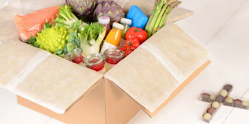 Thermobox mit Hanfvliesen