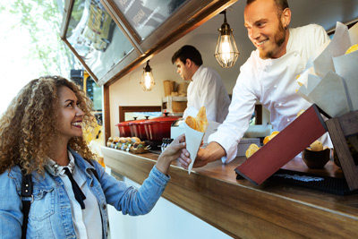 Foodtruck mit Take-away