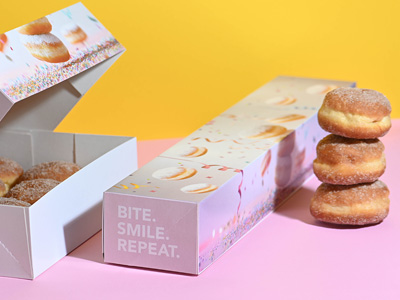 Neues DB 2 Berlinetti Krapfenkarton Stange