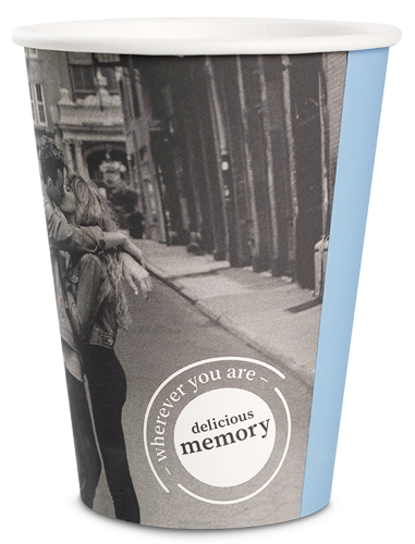 becher delicious memory blau