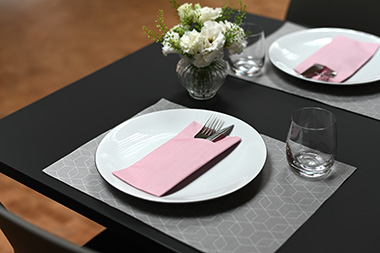 Besteckset, Pastellrosa