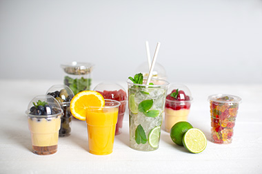 Clear Cups mit diversen Füllungen