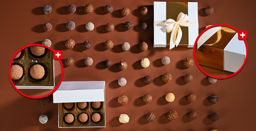 Lupen-Pralinenverpackung Pralinenverpackungen selbst zusammenstellen