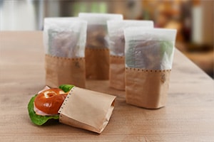 Snackbag mit Pergamin,