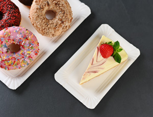 Donuts und Cheesecake als Dessert
