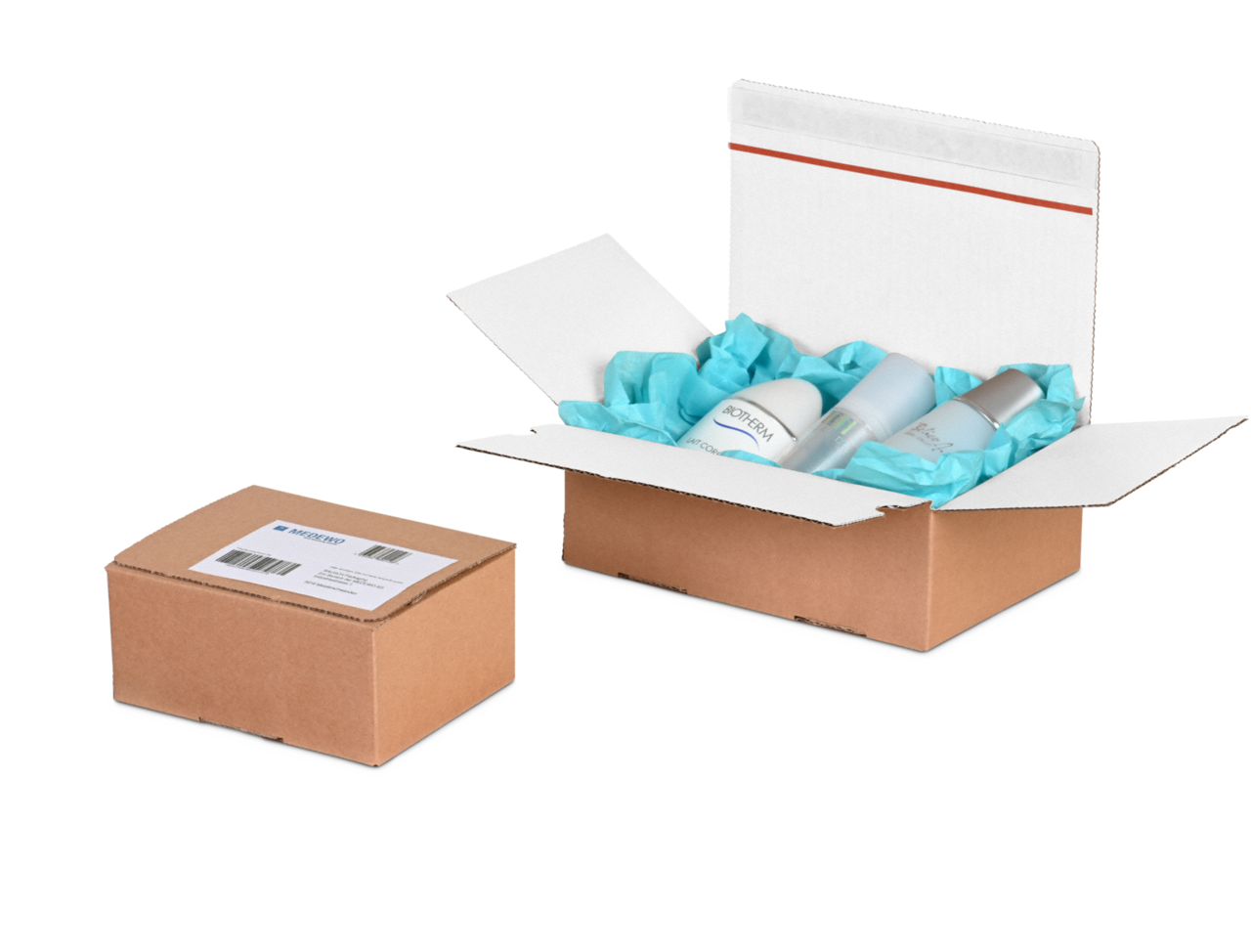 Carton à fond automatique COMFORT-BOX, intérieur blanc