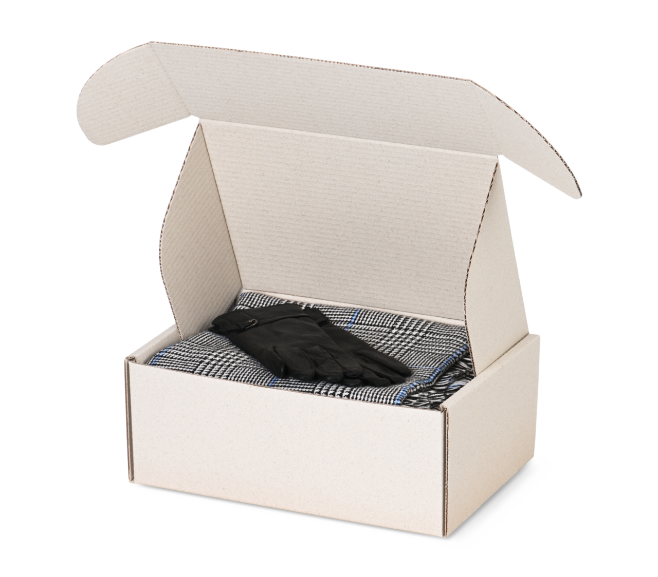 Boîte pliante avec languettes d'insertion GRAS-PAC