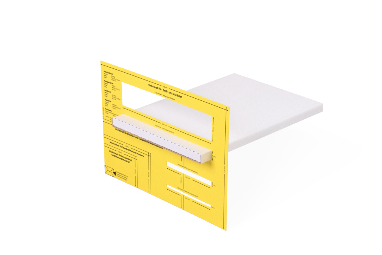Emballage pour produits plats et calendriers blanc