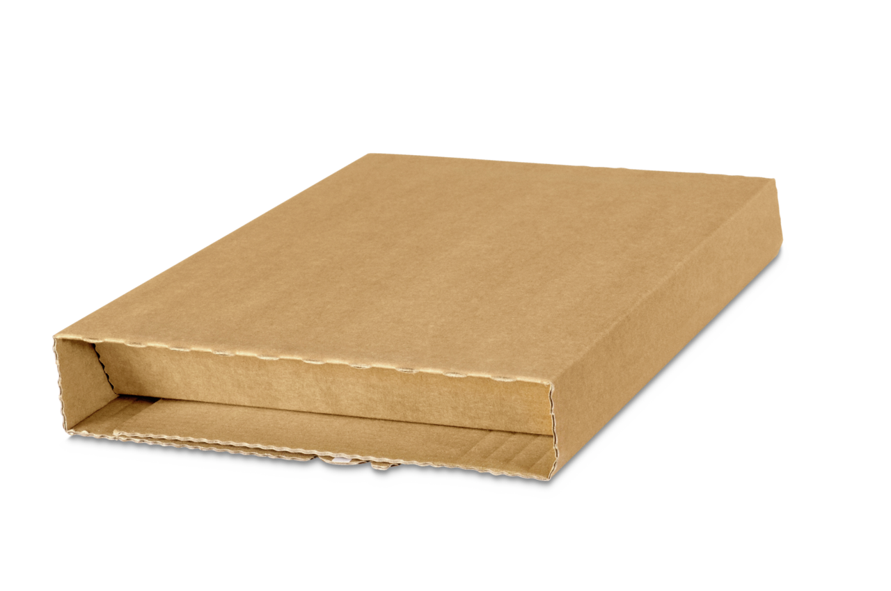 Emballage pour livres / étui croix en carton brun MECAWELL® STRONG