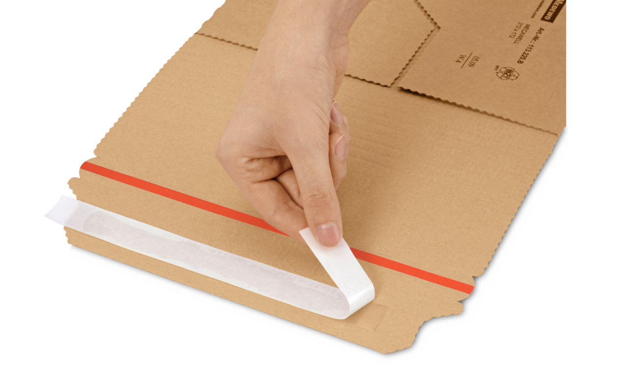 Emballage pour livres / étui croix en carton brun MECAWELL® STRONG