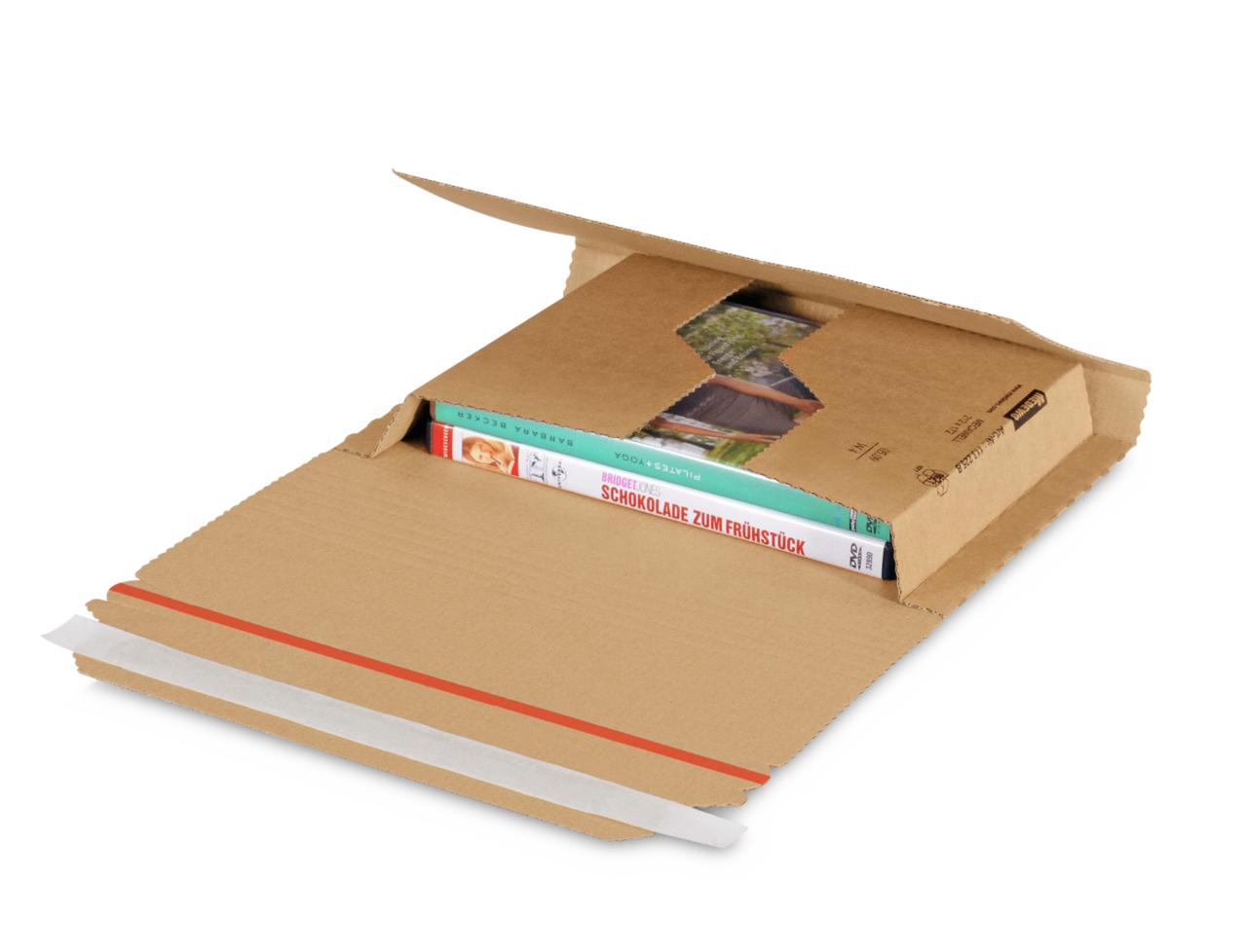 Emballage pour livres / étui croix en carton brun MECAWELL® STRONG