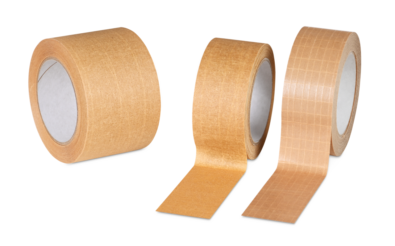 Ruban papier kraft adhésif MECATAPE® - renforcé de fils