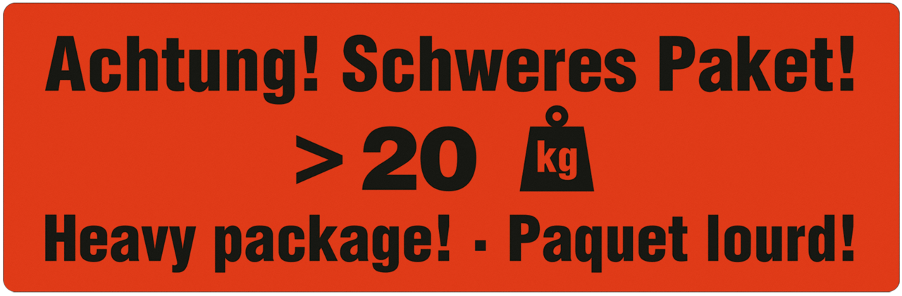 Etiquette de signalisation autocollante