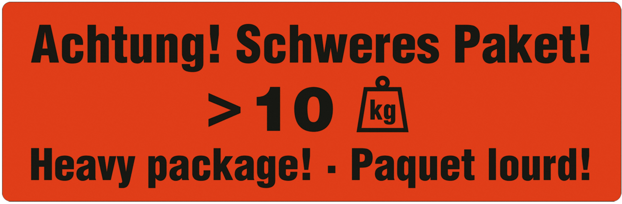 Etiquette de signalisation autocollante