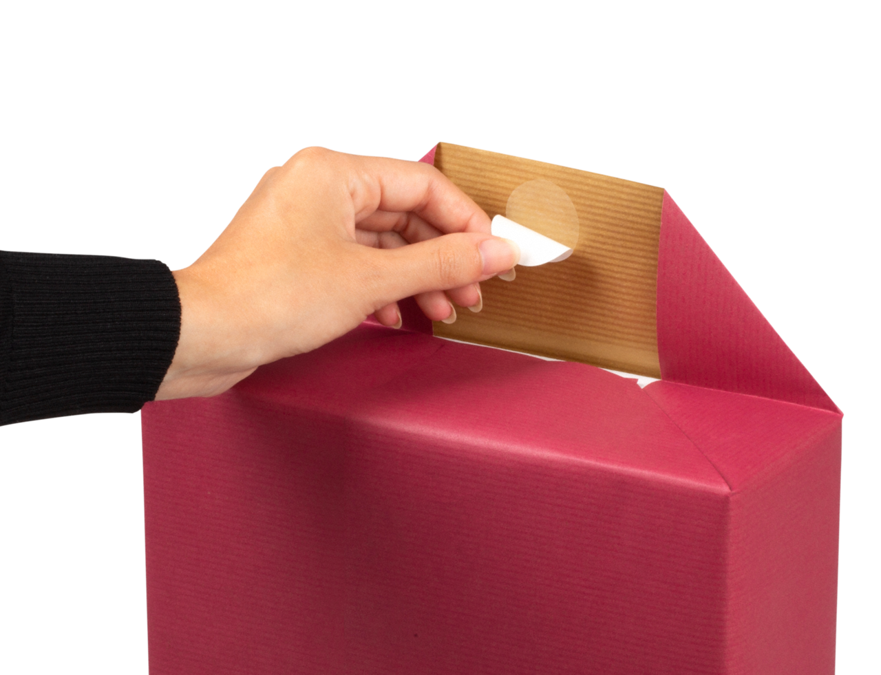 ferme aussi les cadeaux de manière sûre et invisible