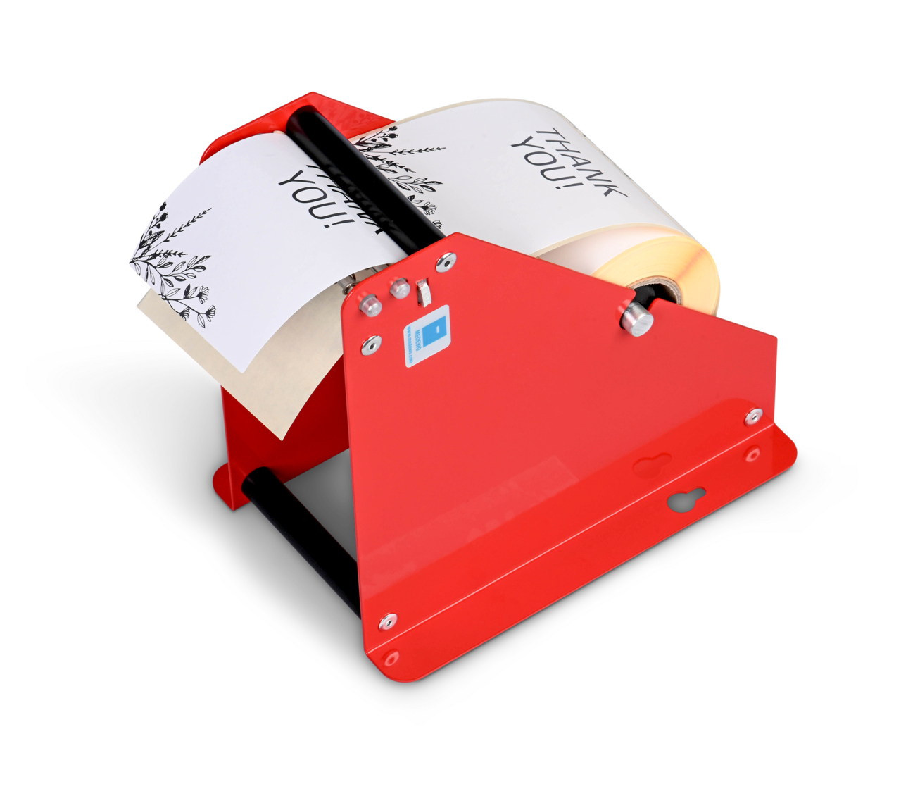 Avec le distributeur d'&eacute;tiquettes adapt&eacute; (r&eacute;f. 450.296), vous avez les &eacute;tiquettes &agrave; port&eacute;e de main encore plus rapidement, tout en gardant les mains libres.