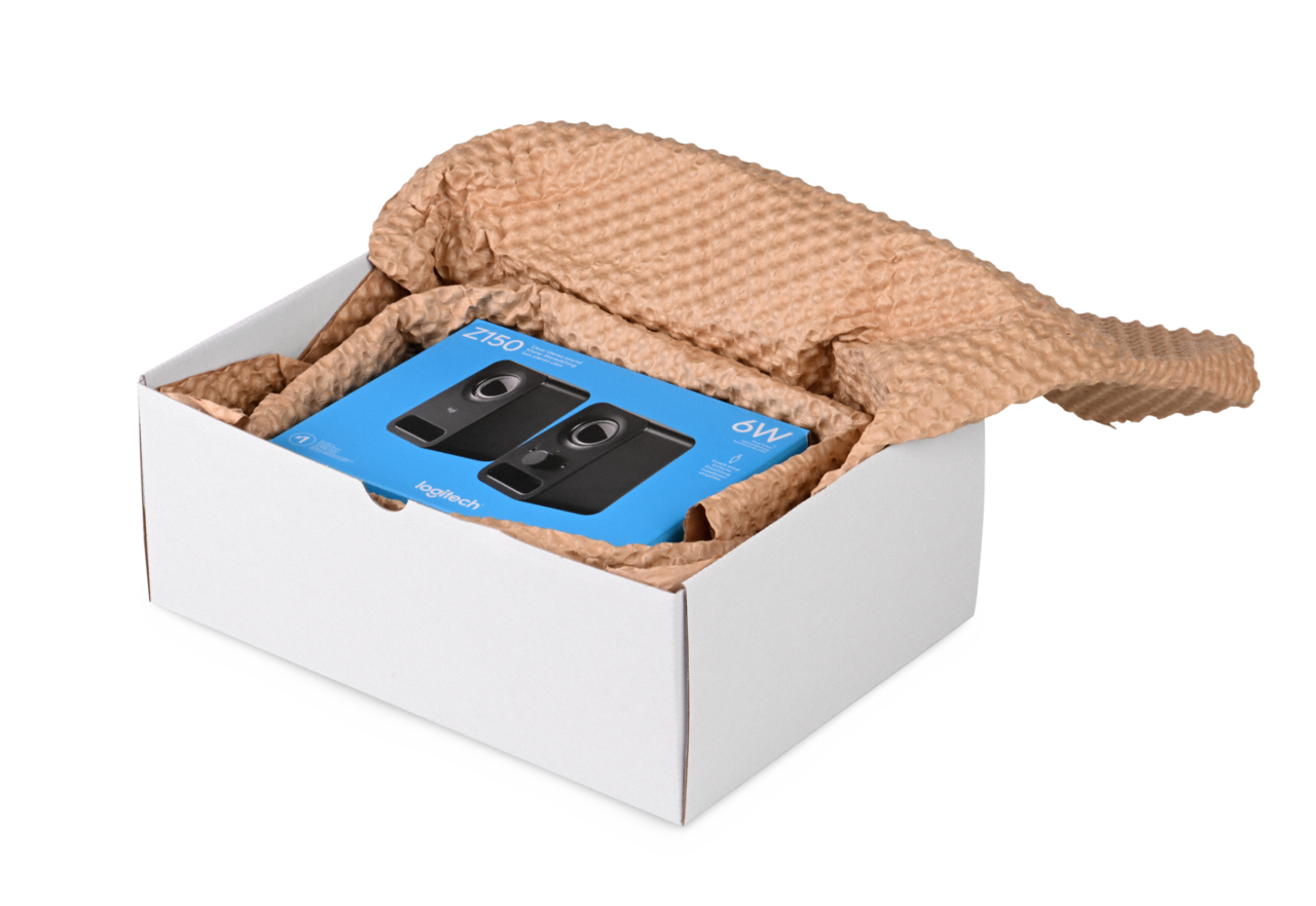 variante durable pour le bourrage du contenu du colis 
