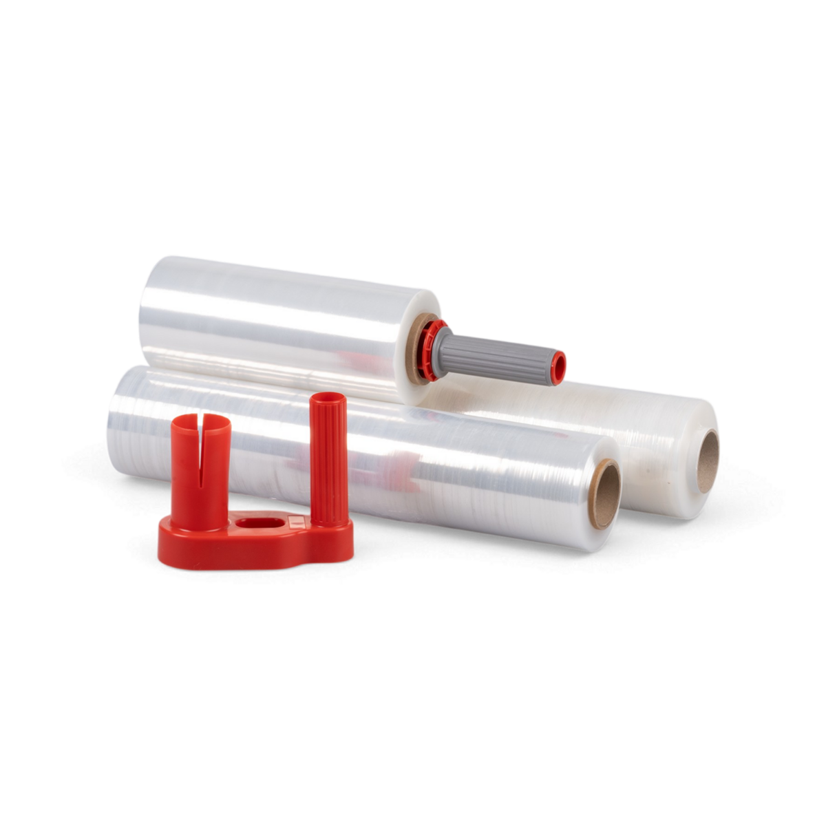 Dérouleur manuel pour film étirable en plastique Ø mandrin 50 mm, 2 pièces