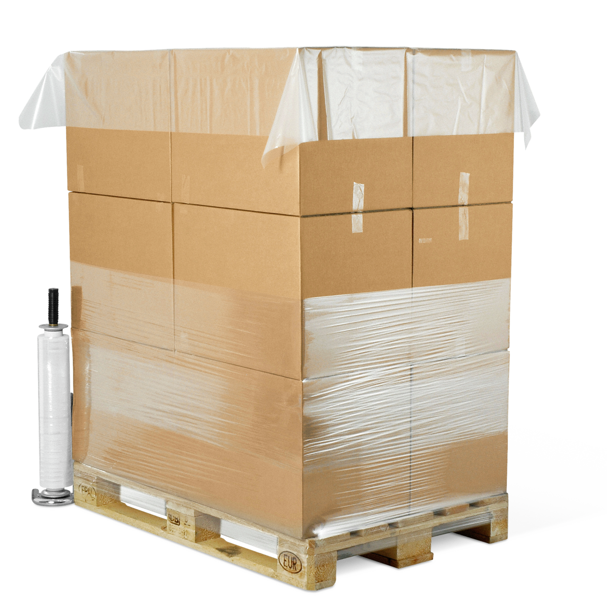 Coiffe plastique pour palettes RECYCLE