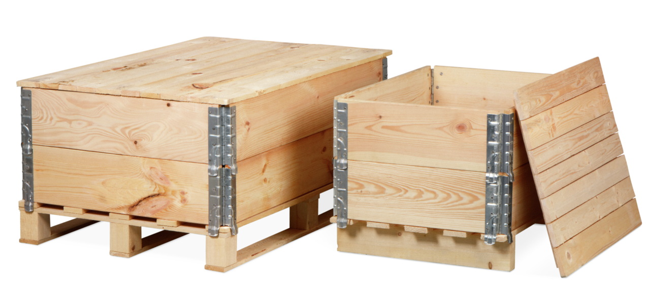 Rehausse palette & couvercle  en bois 