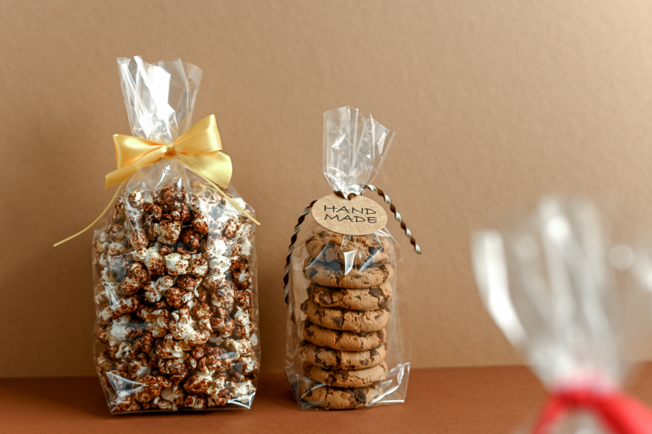 Sachet à fond croisé en OPP