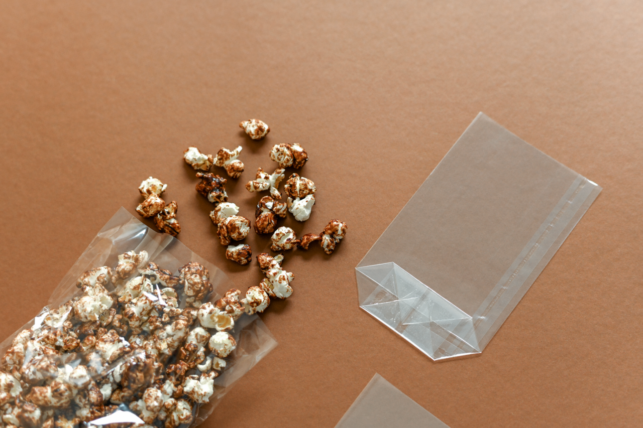 Sachet à fond croisé en OPP