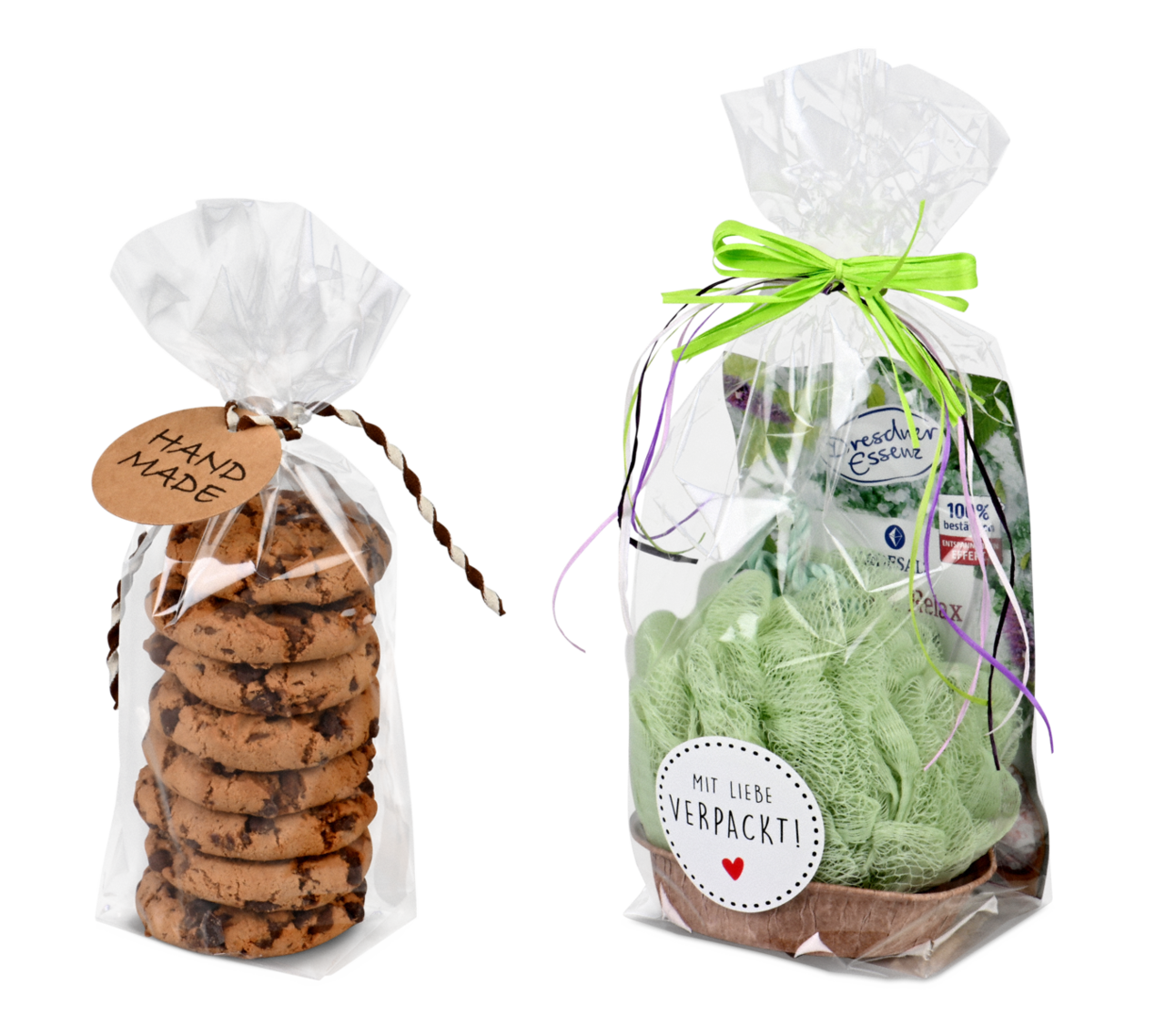 Sachet à fond croisé en OPP