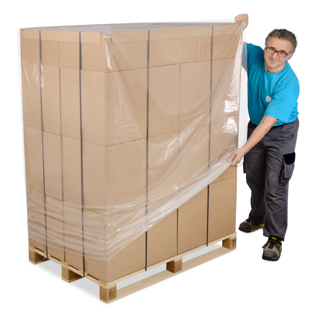 Housse de protection pour palettes